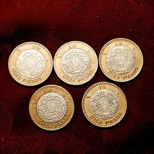 5 COINS FROM MÉXICO